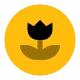 Emoji sorridente giallo con occhi chiusi a forma di V e bocca sorridente